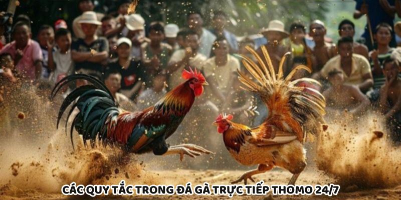 Quy tắc nghiêm ngặt đảm bảo công bằng khi đá gà Thomo 24/7